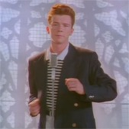 Rick roll that you cant leave