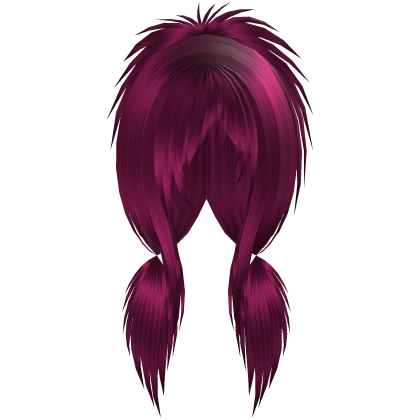 Pink Messy Scene Low Pigtails Roblox item