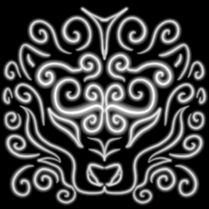 White lion tat Roblox decal