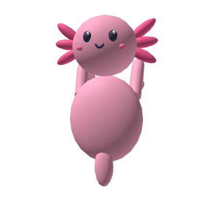 Cute Pink Axolotl Hug Backpack