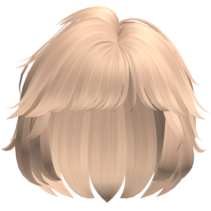 Cute Shaggy Bob w/ Side Bangs (Blonde)