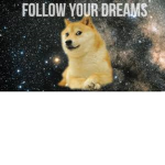 Doge follow your dream fan group