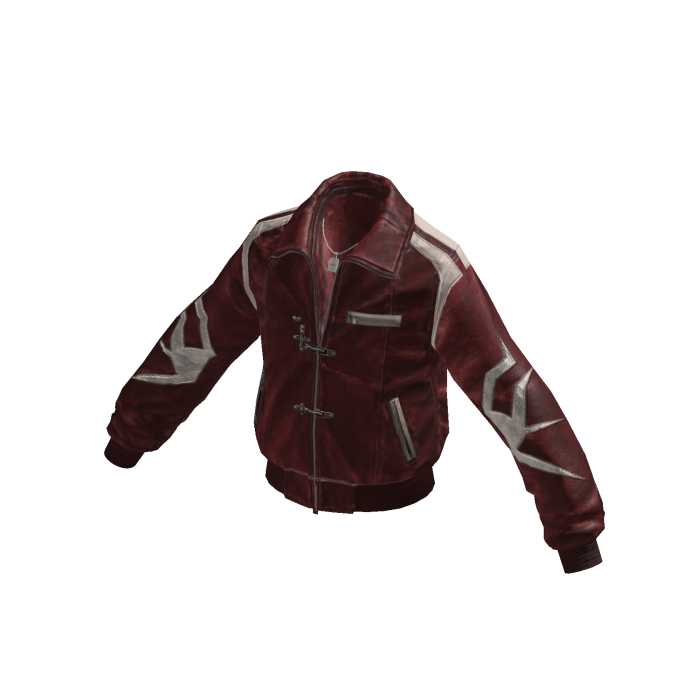 Y2K Streetwear Tribal Racer Jacket (Red)