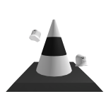 Transperent Haunted Cone