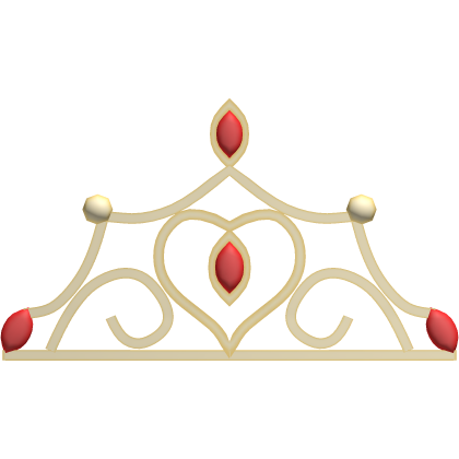 ♡ : belle princess tiara Roblox item