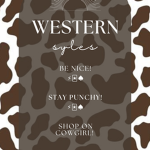 WESTERN STYLES
