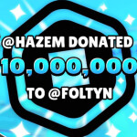 PLS DONATE BUT YOUR FOLTYN