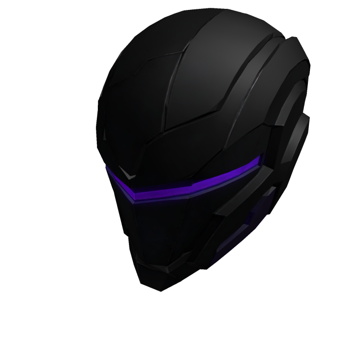 Purple Cyborg Helmet