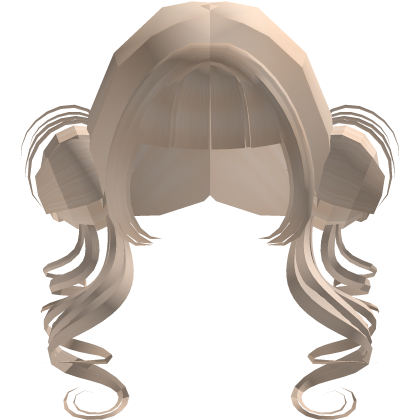 cute kawaii anime doll buns (blonde)