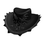 Black Sigil Cowboy Hat