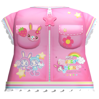 ..◜ᴗ◝.. !! cutesy pink mezzo piano star jacket