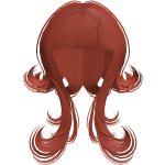 Swirly Dolly Jellyfish hair in Ginger