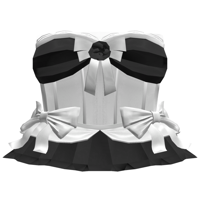 🎀 Coquette Ruffle Bow Corset Dress Royal White