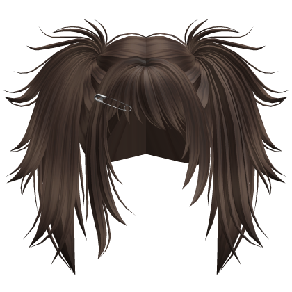Y2k Monster Scene Pigtails (Brown) Roblox item