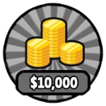 10 Thousand Cash Roblox badge thumbnail