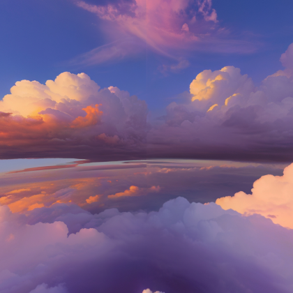 Pink Sunset Sky