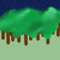 the nightsky forest