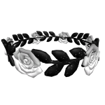 Divine Ghost Roses Crown