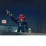 red laser warrior raiders