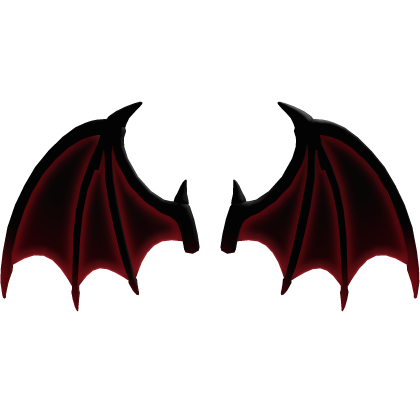 Halloween Red Demon Wings