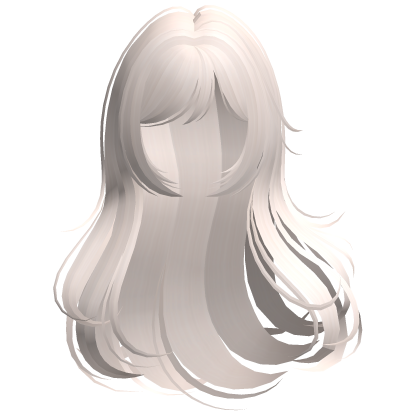 ♡ long windy flowy anime hair in blonde Roblox item