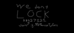 we dont lock