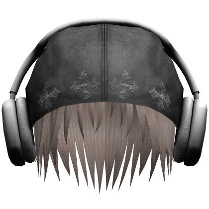 Blonde Hair w/ Y2K Beanie&Headphones