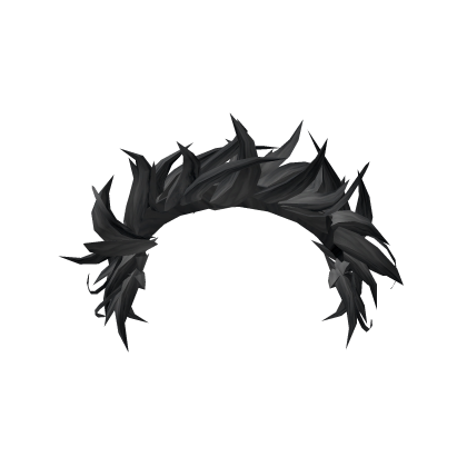 Feather Boa Headband (Black)