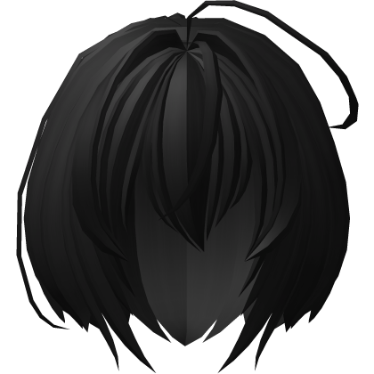 short moe bob with hair vents in black