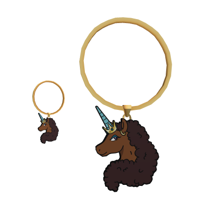 Brown Unicorn Earring thumbnail