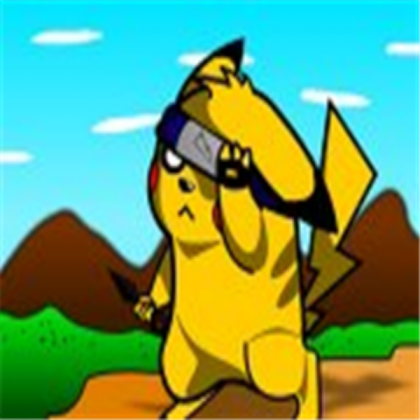 naruto pikachu Roblox decal