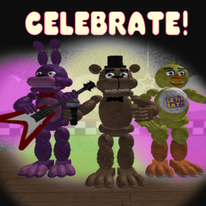FNaF 1 Celebrate Poster Roblox decal