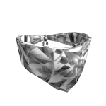 White Sparkle Time Bandana