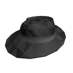 Black Sparkling Fedora
