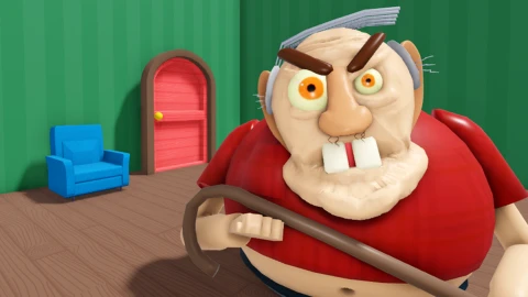 ESCAPE EVIL GRANDPA! Roblox game thumbnail