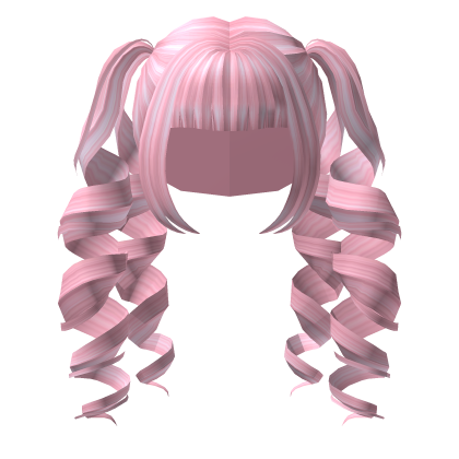 Pastel Pink Anime Drill Pigtails thumbnail