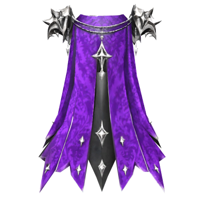 Purple & Silver Royal Cape Roblox item