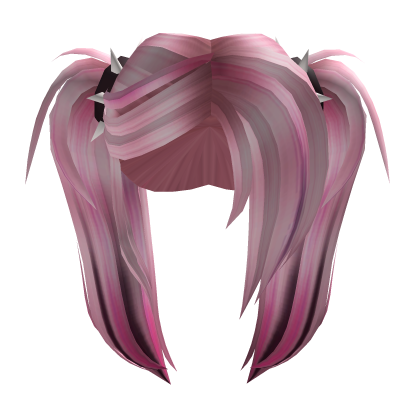 Roblox Item Pink Emo Rockstar Pigtails