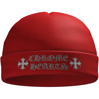 Chrome Hearts Embroidered Plus Cross Beanie | Roblox Item