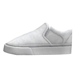 Canvas Shoes - White - Left