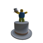 Silver Newb Top Hat