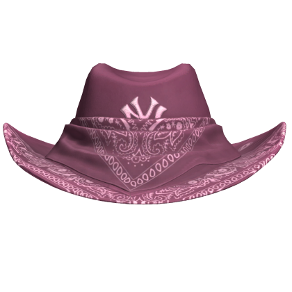 Pink NYC Bandana Cowboy Hat