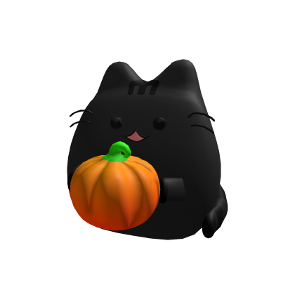 Black Pumpkin Cat