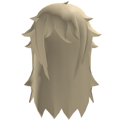 💗Kawaii Low Poly Long Anime Hair Blonde