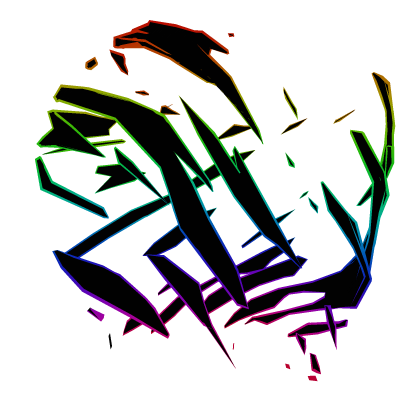 Cartoony Shadowy Aura Rainbow thumbnail