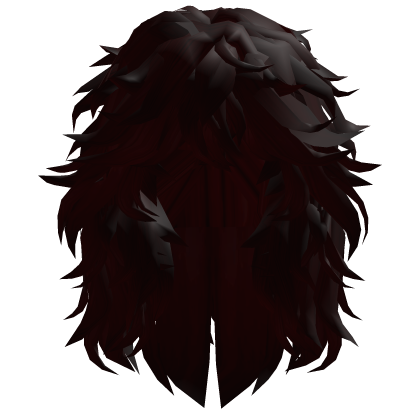 Long Red Messy Girl Hair Rockstar Roblox item