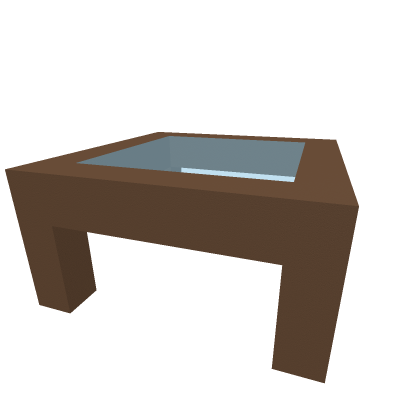 glass table *made more realistic*
