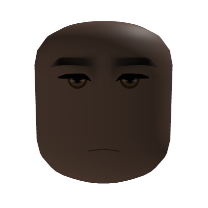 Masculine Face w Brown Eyes