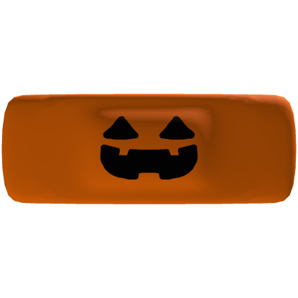 Halloween Pumpkin Jack'O'Lantern Face Bandaid