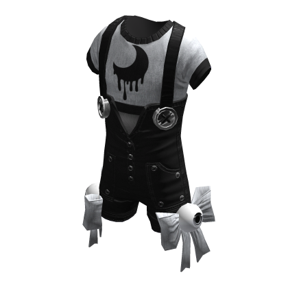 Monster Overalls Monochrome